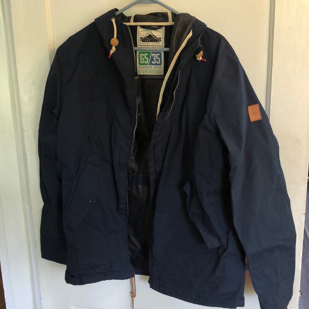 Penfield manufacturing co men’s navy raincoat XL